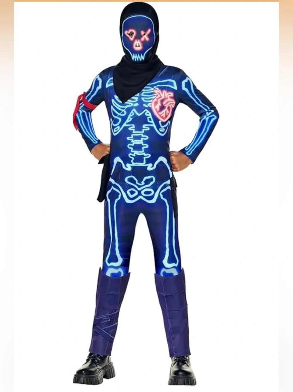 🎃🔥 NWT inspirit boys Fortnite youth party trooper, costume set size L 10/12